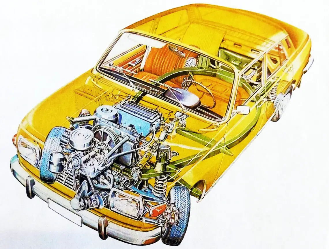 Замечено: Wartburg 353S 1972 года выпуска.