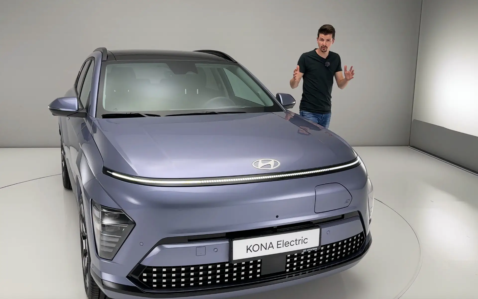Обход нового Hyundai Kona Electric в Нидерландах