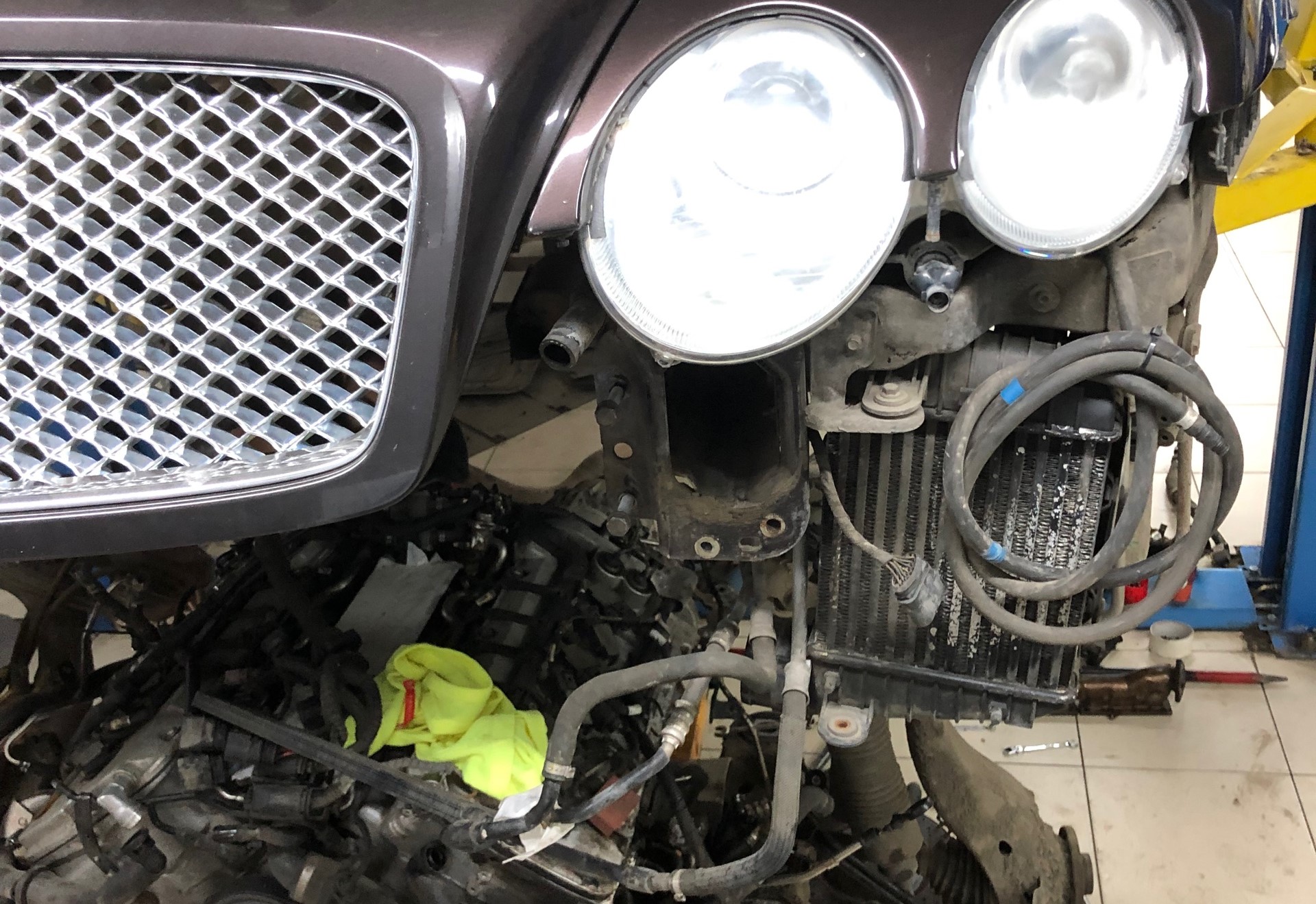 Ремонт турбин на автомобиле Bentley